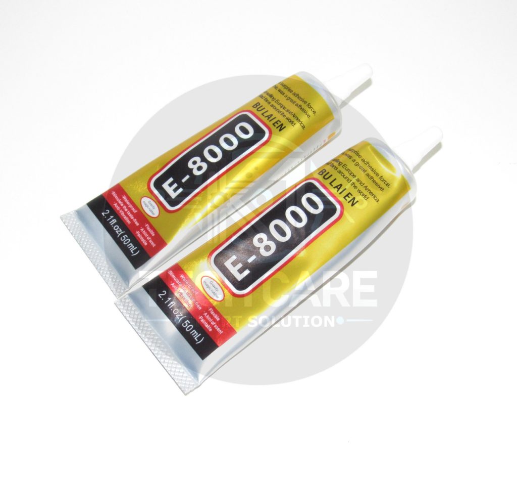 2x E8000 Super Strong Multi-Purpose Glue 50ml Clear Adhesive