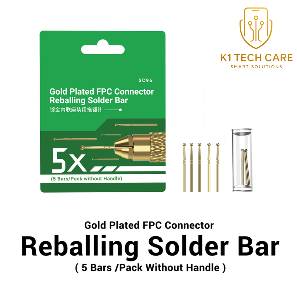 2UUL SC98 Gold Plated FPC Connector Reballing Solder Bars – 5 Needles