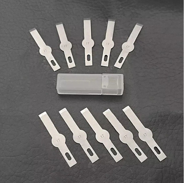 10-Piece No.17 Back Glass Removal Blade Set for iPhone Repair – Blades Only 18+