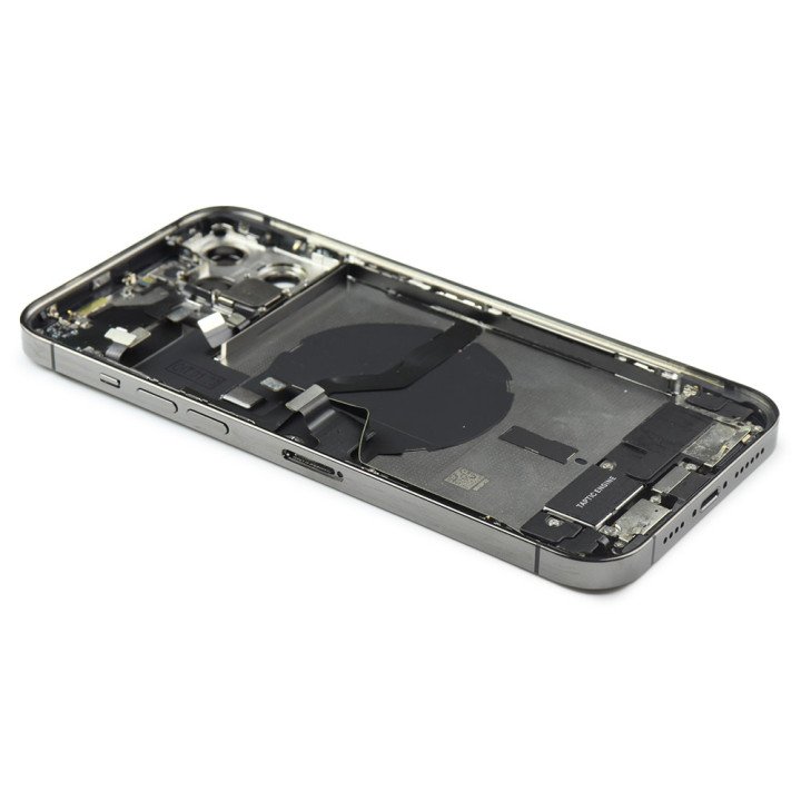 Genuine Apple iPhone 12 Pro Max Rear Housing Frame with Parts – Grade A Black