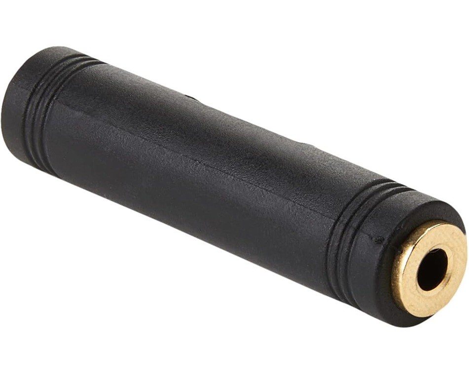 3.5mm Female to Female AUX Audio Coupler Adapter