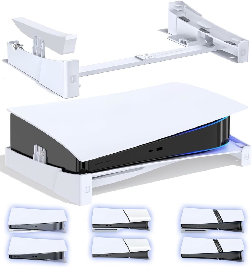 Universal Horizontal Console Stand for PS5, PS5 Slim & PS5 Pro – Disc / Digital Editions