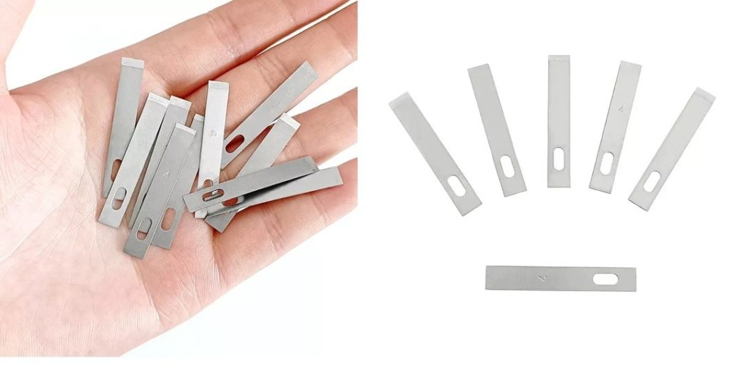 No.4 Back Glass Removal Tool Kit – Metal Handle with 10 Replacement Blades