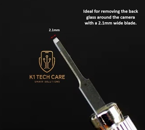 11-Piece Precision Back Glass Engraving Blade Set – 2.1mm Metal Blades & Handle