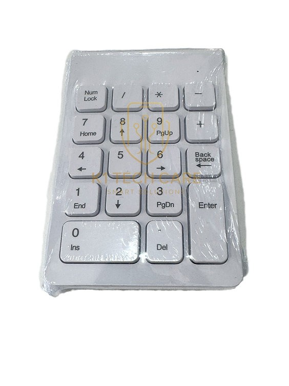 18-Key Mini Wireless Numeric Keypad – 2.4GHz USB Number Pad for Laptop & PC