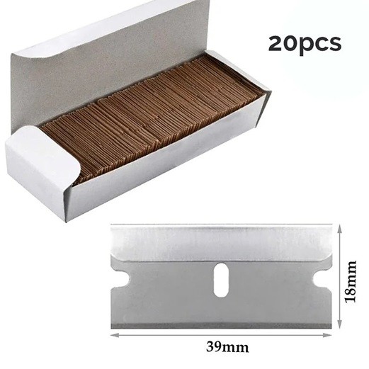 100-Piece Precision Adhesive Removal Blade Set for iPhone Screen & Back Glass Repair
