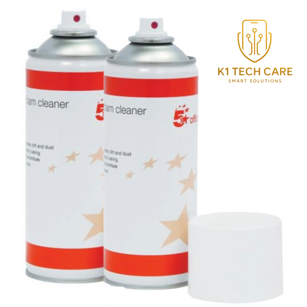 2x 5 Star Office Anti-Static Foam Cleaner General Purpose 400ml Can Made in UK