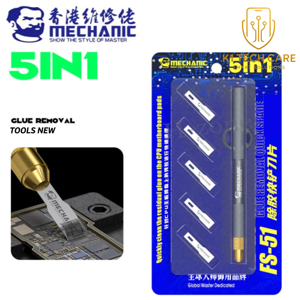 MECHANIC SF-51 Precision IC Glue Removal Tool – PCB CPU Repair Blade Kit