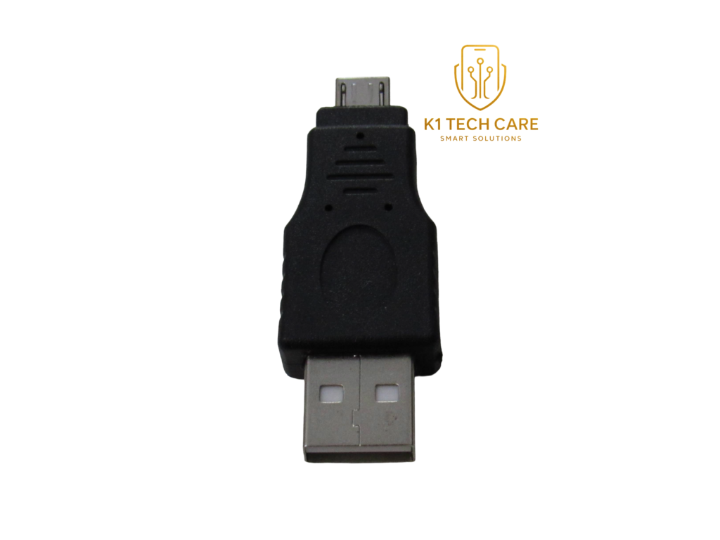 USB 2.0 Type-A Male to Micro-USB Male Charging & Data Adapter