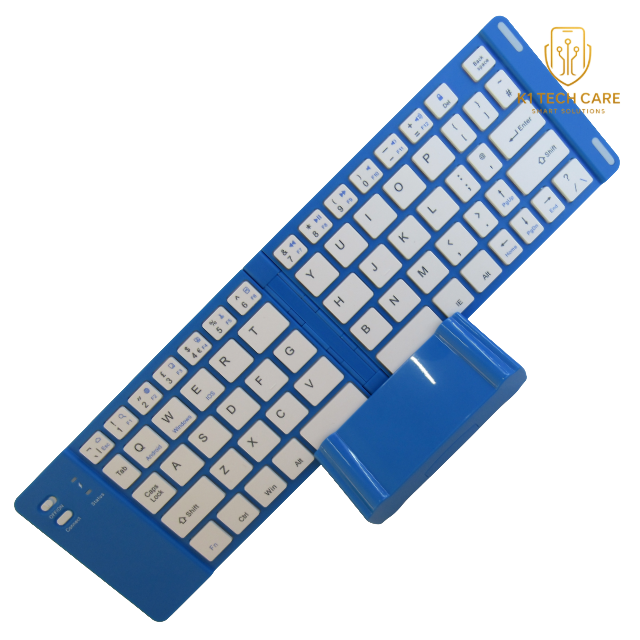 Portable Folding Bluetooth 3.0 Keyboard – Silent Mini Wireless Keyboard for Tablet, Phone & PC - Image 3