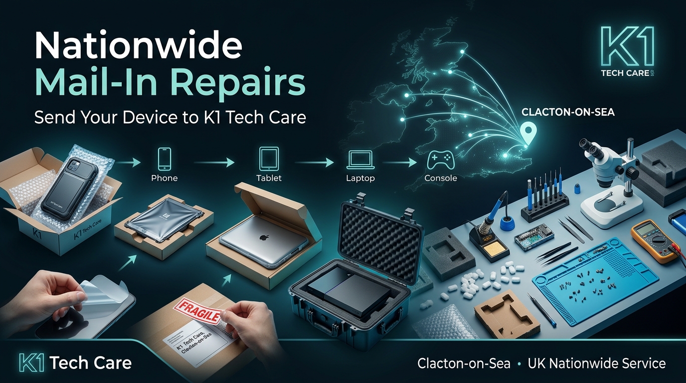 K1 Tech Care Nationwide Mail-In Repair Service – Send Your Device to Us