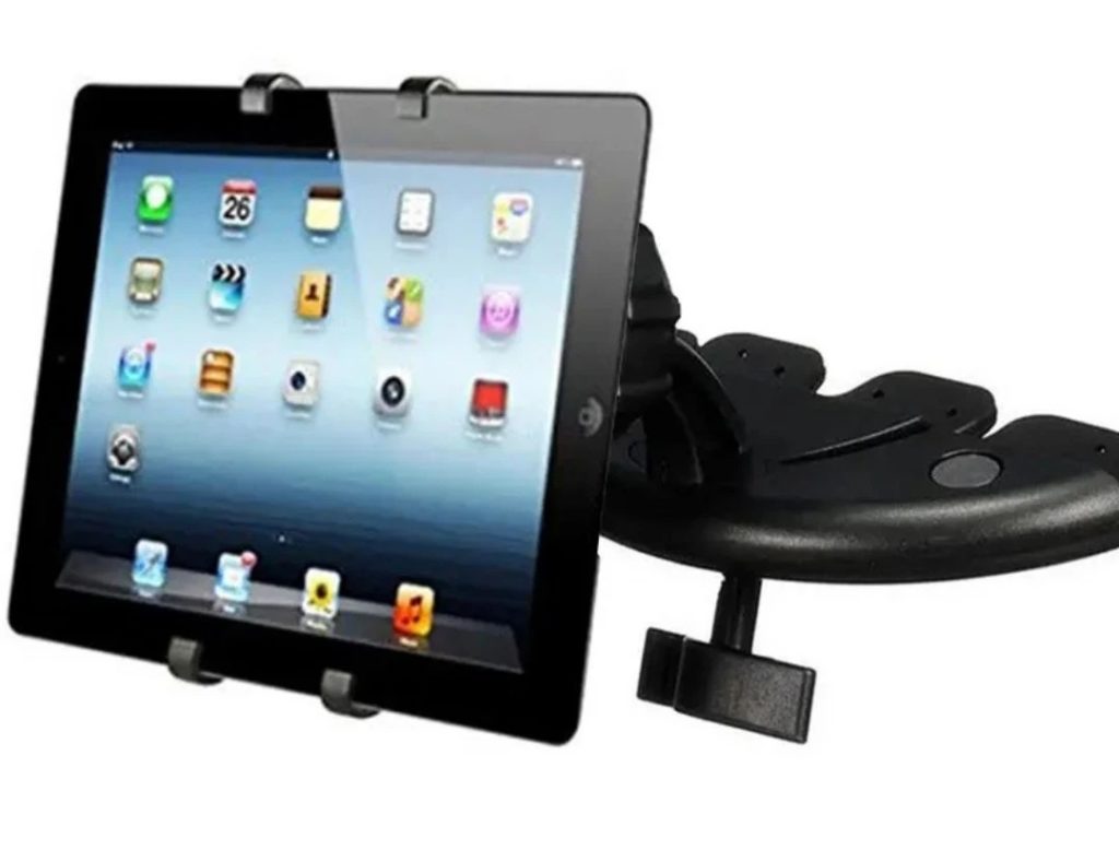 Universal Car CD Slot Tablet & Mobile Phone Holder – Adjustable Device Mount Bracket