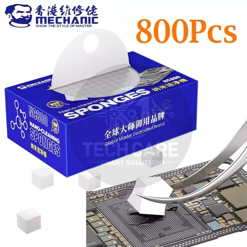 MECHANIC NC800 Nano Sponge Soldering Tip Cleaner – Residue-Free PCB Maintenance Tool