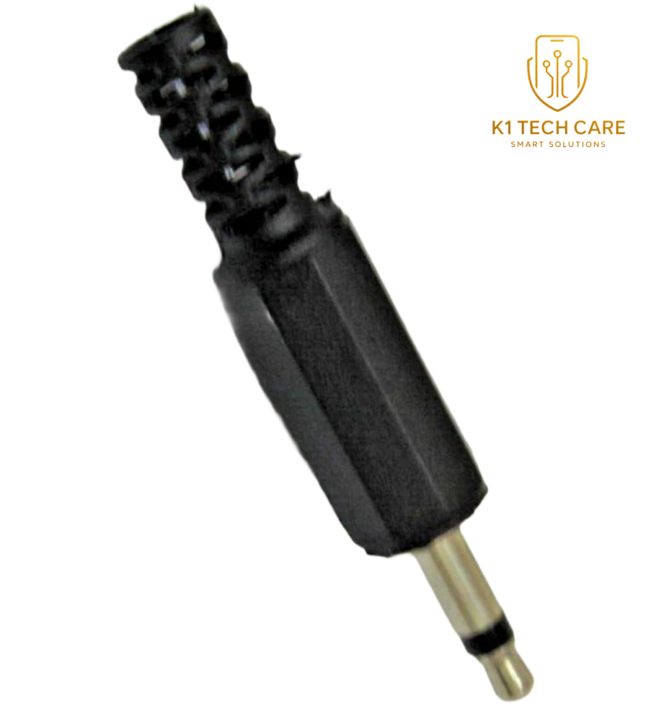 3.5mm Mono Jack Plug – Male Audio Connector for Electronics Repair – Pack of 5