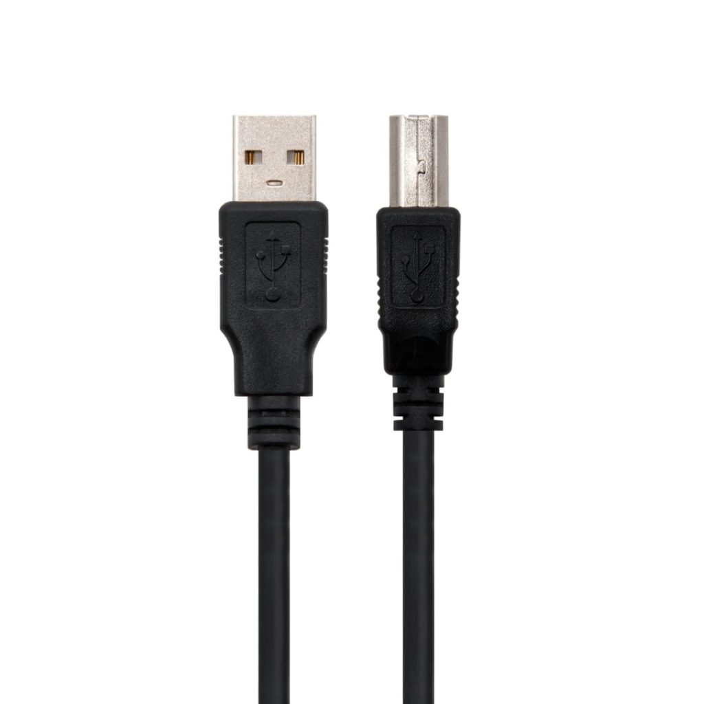 Ewent 3m USB 2.0 Type-A to Type-B Printer Cable – Black Copper Data Lead