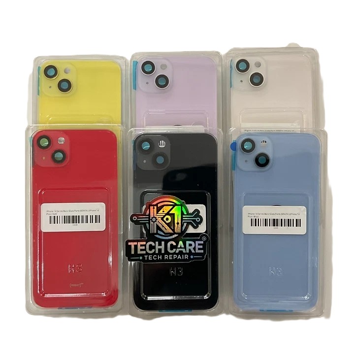 iPhone 14 Plus Complete Rear Back Glass Battery Cover with Camera Lenses – Replacement