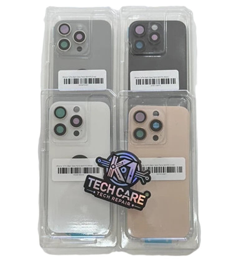 iPhone 16 Pro Max Complete Rear Back Glass Battery Cover with Camera Lenses – Replacement