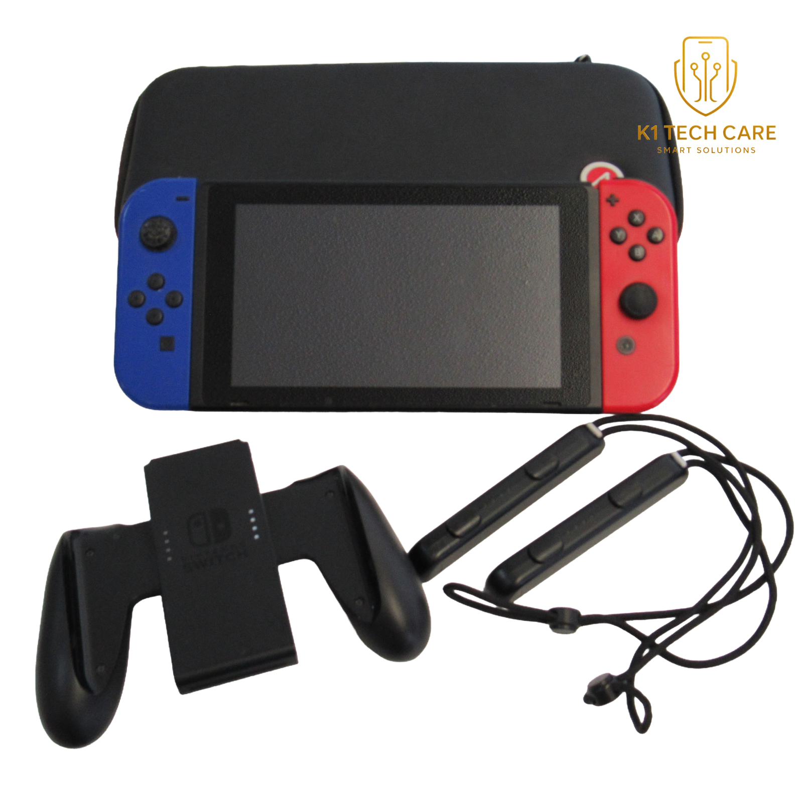 Nintendo Switch Console with Carry Case, Joy-Cons & Accessories – Pre-Owned Good Condition