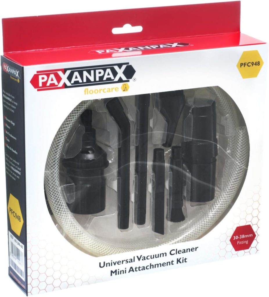 Paxanpax PFC948 Universal Mini Vacuum Cleaner Attachment Kit – Nozzles & Brushes